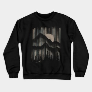 A Wolf in the Night... Crewneck Sweatshirt